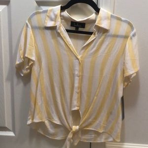 Yellow striped top